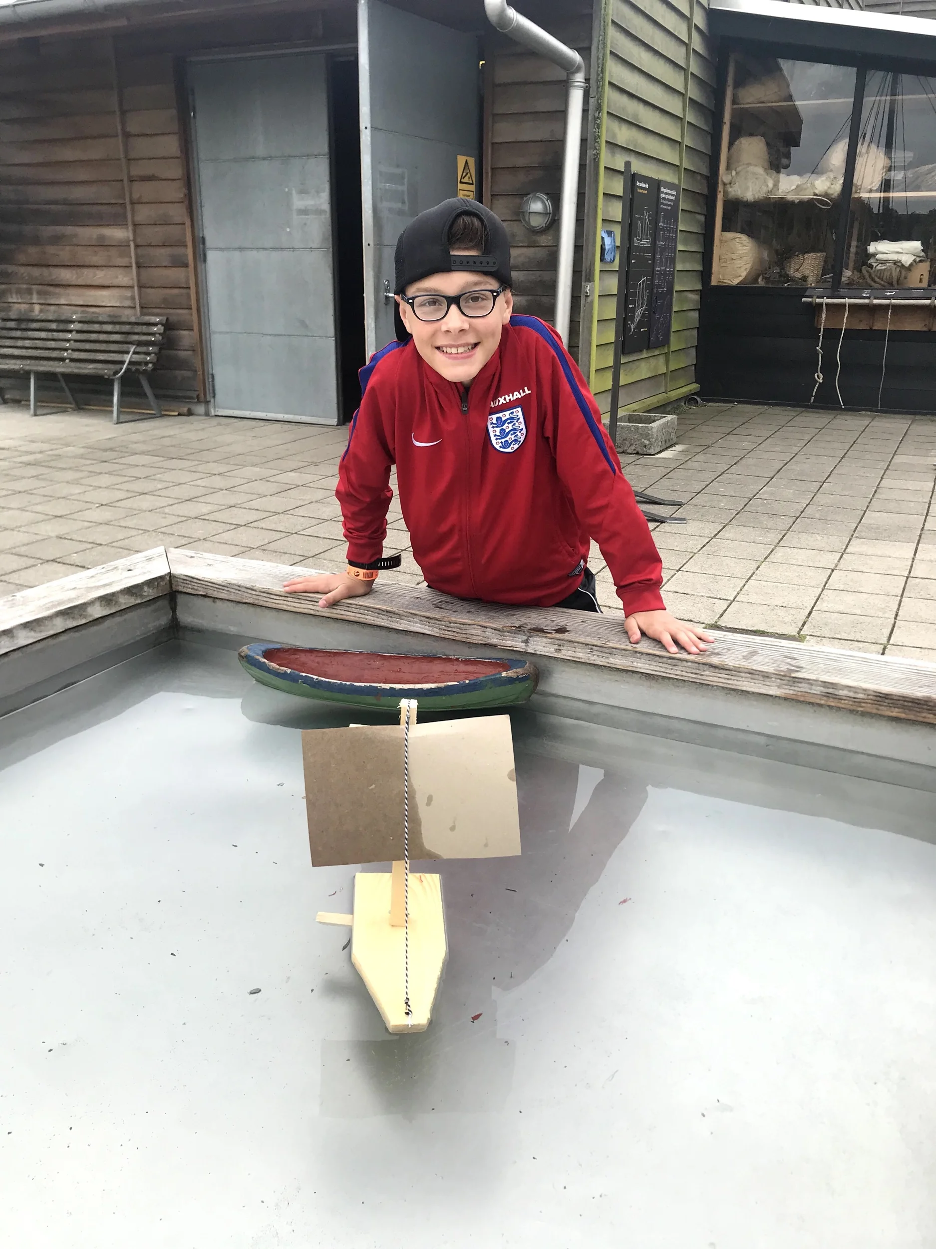 My boat! (it floated for a couple of minutes!)