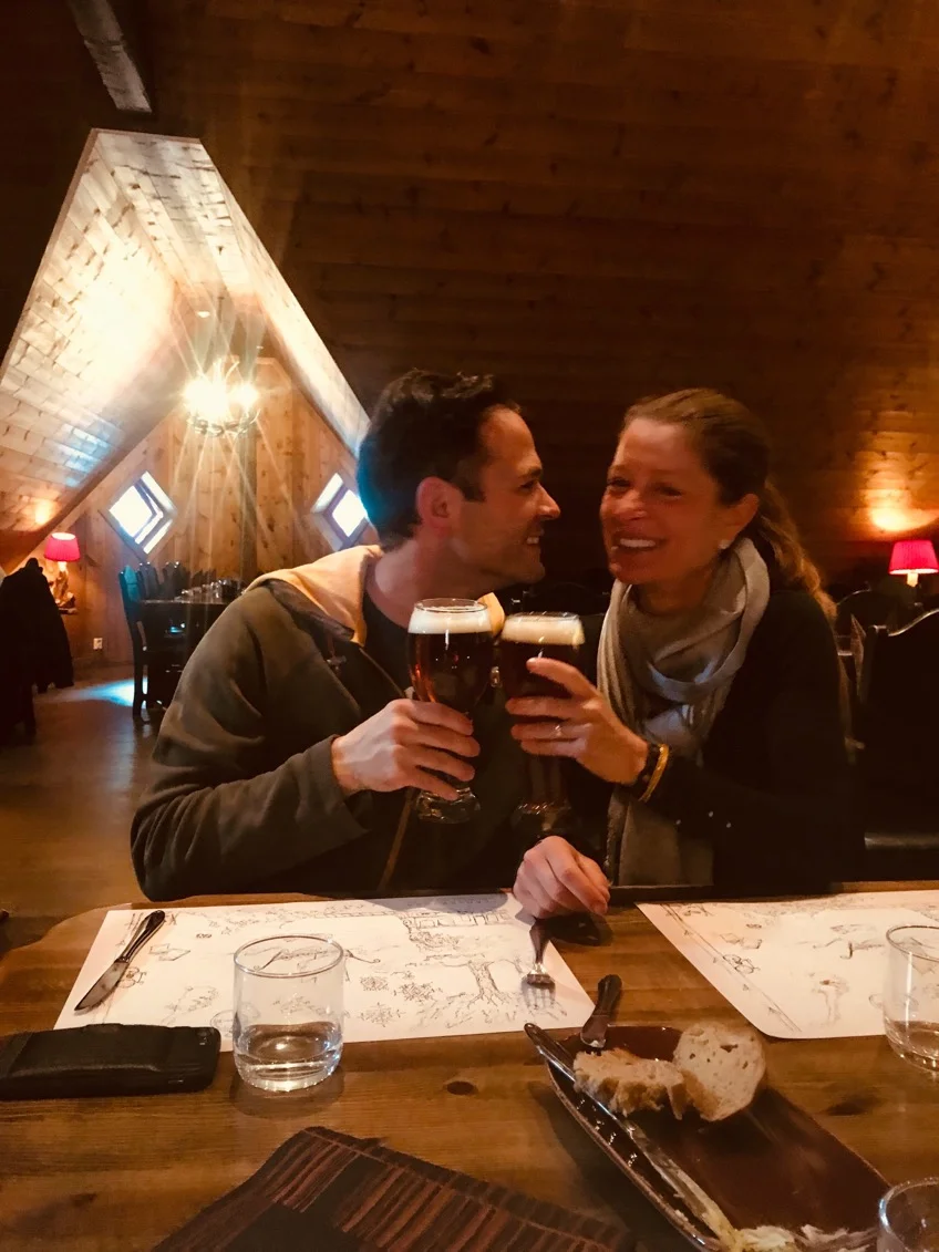 Delicious meal and beer at the Aegir microbrewery in Flam