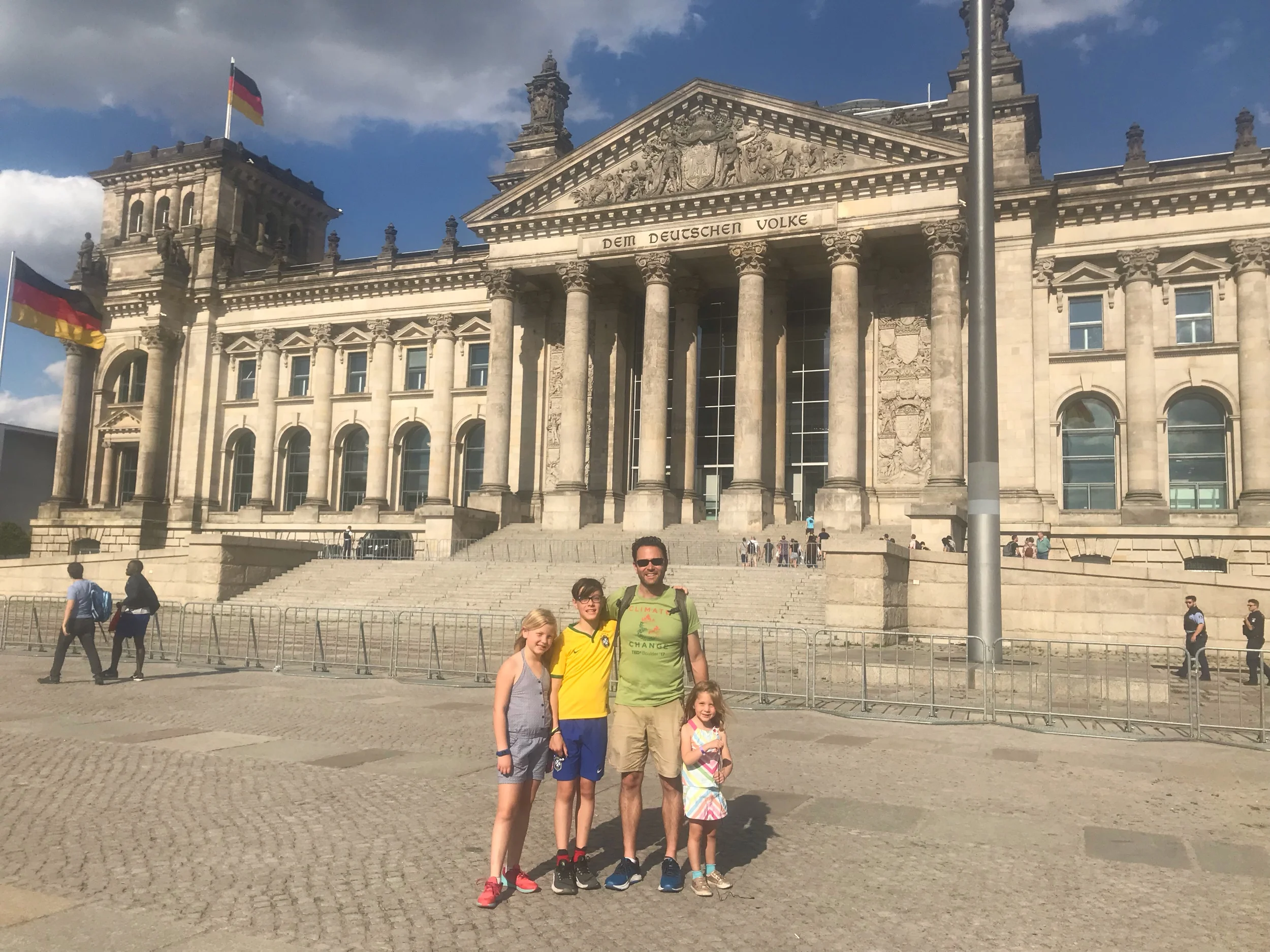 In front of the Reichstag