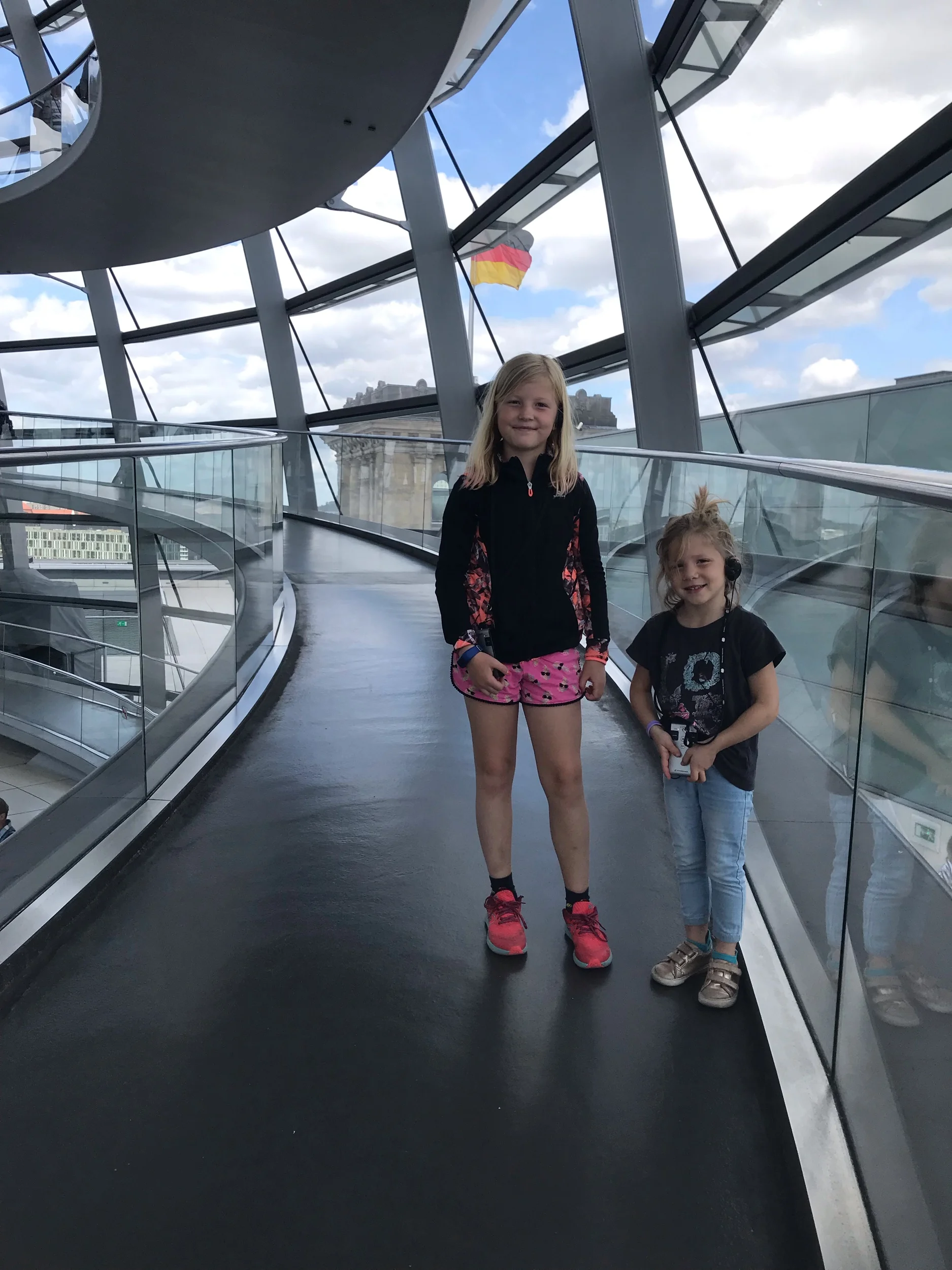 Inside the Reichstag dome with our audio tours