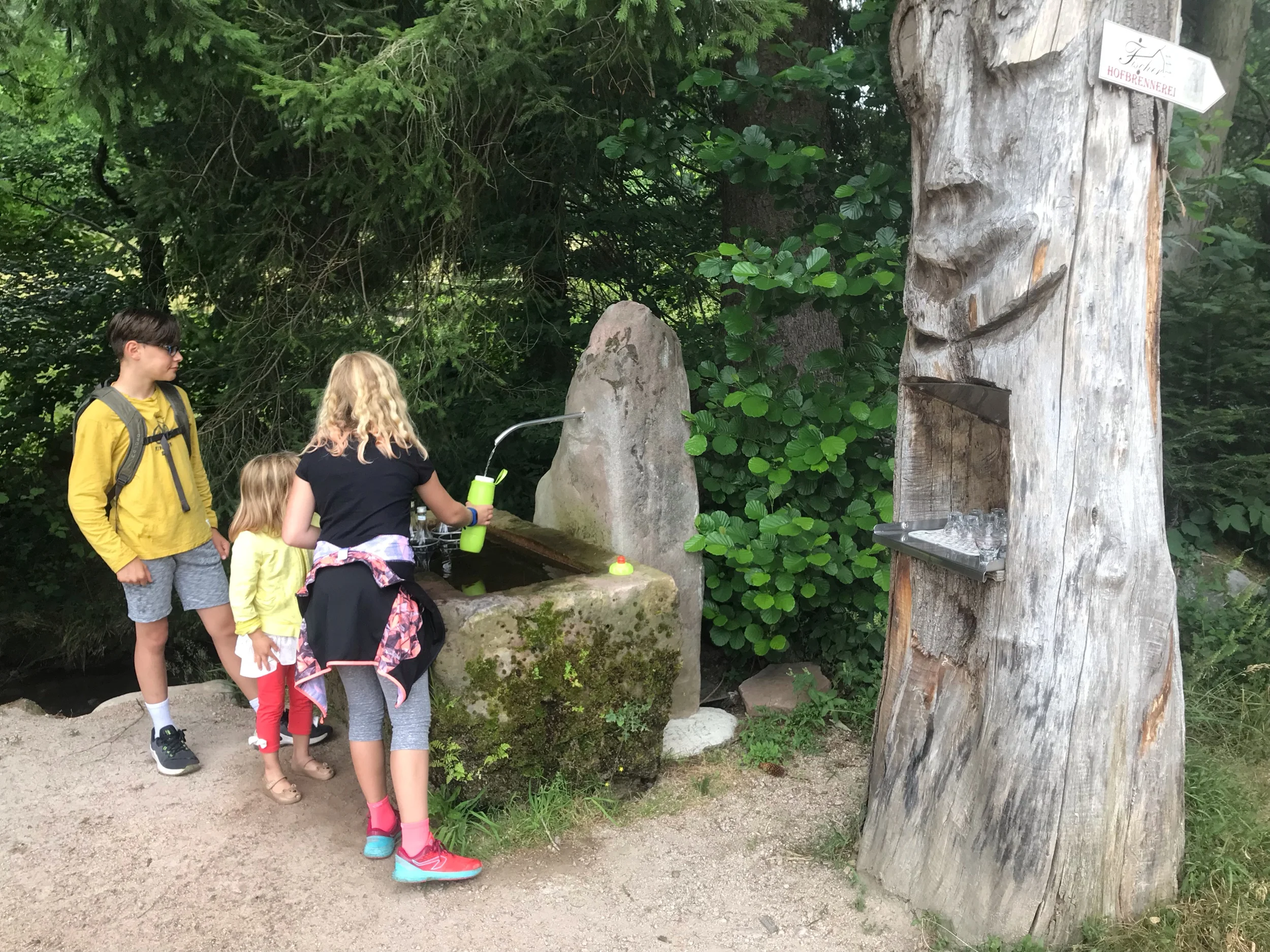 The ‘natural’ faucet on our hike!