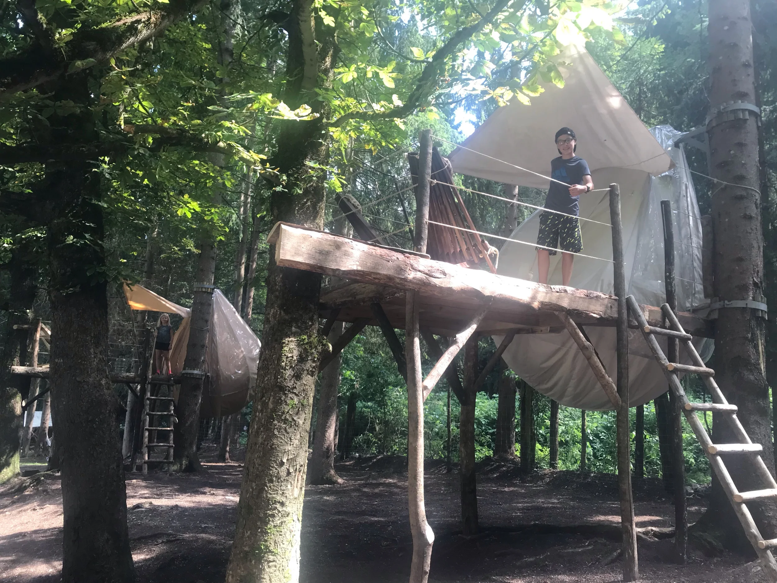 The tear drop tents in Slovenia!