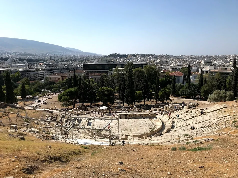 The Ancient Theatre of Dionysus, the first theatre in the world!