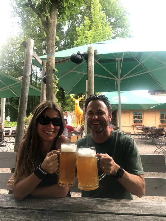 Checking out a Biergarten