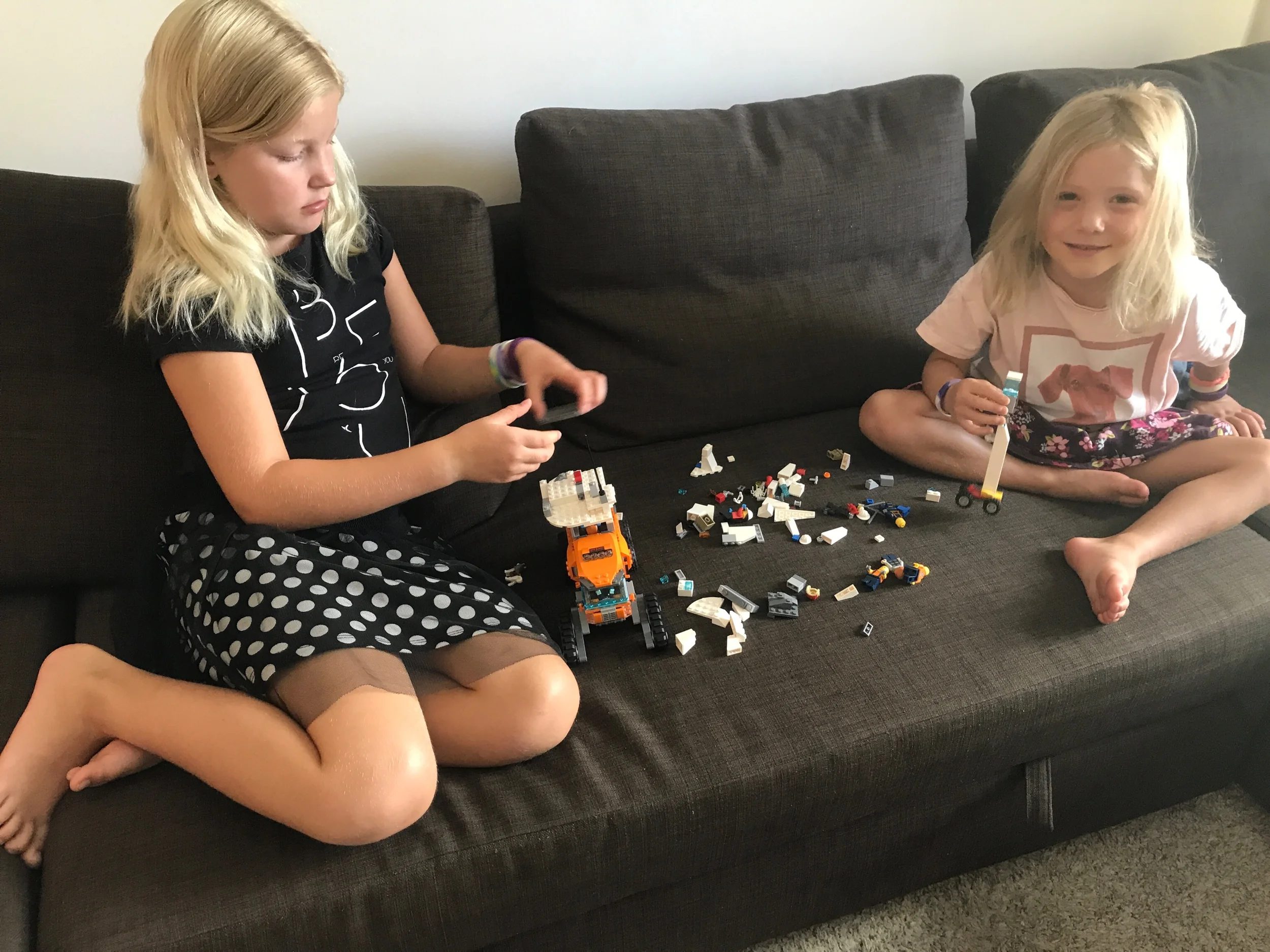 LEGO building is always a good opportunity for kids to learn while playing