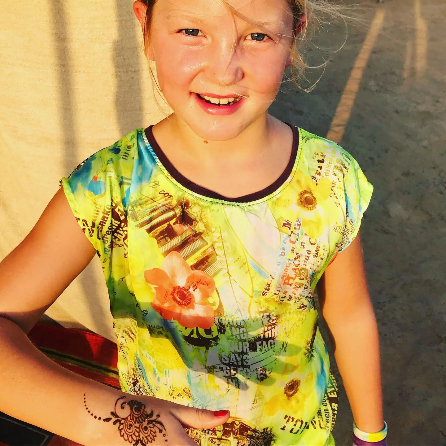 I LOVED the henna painting!