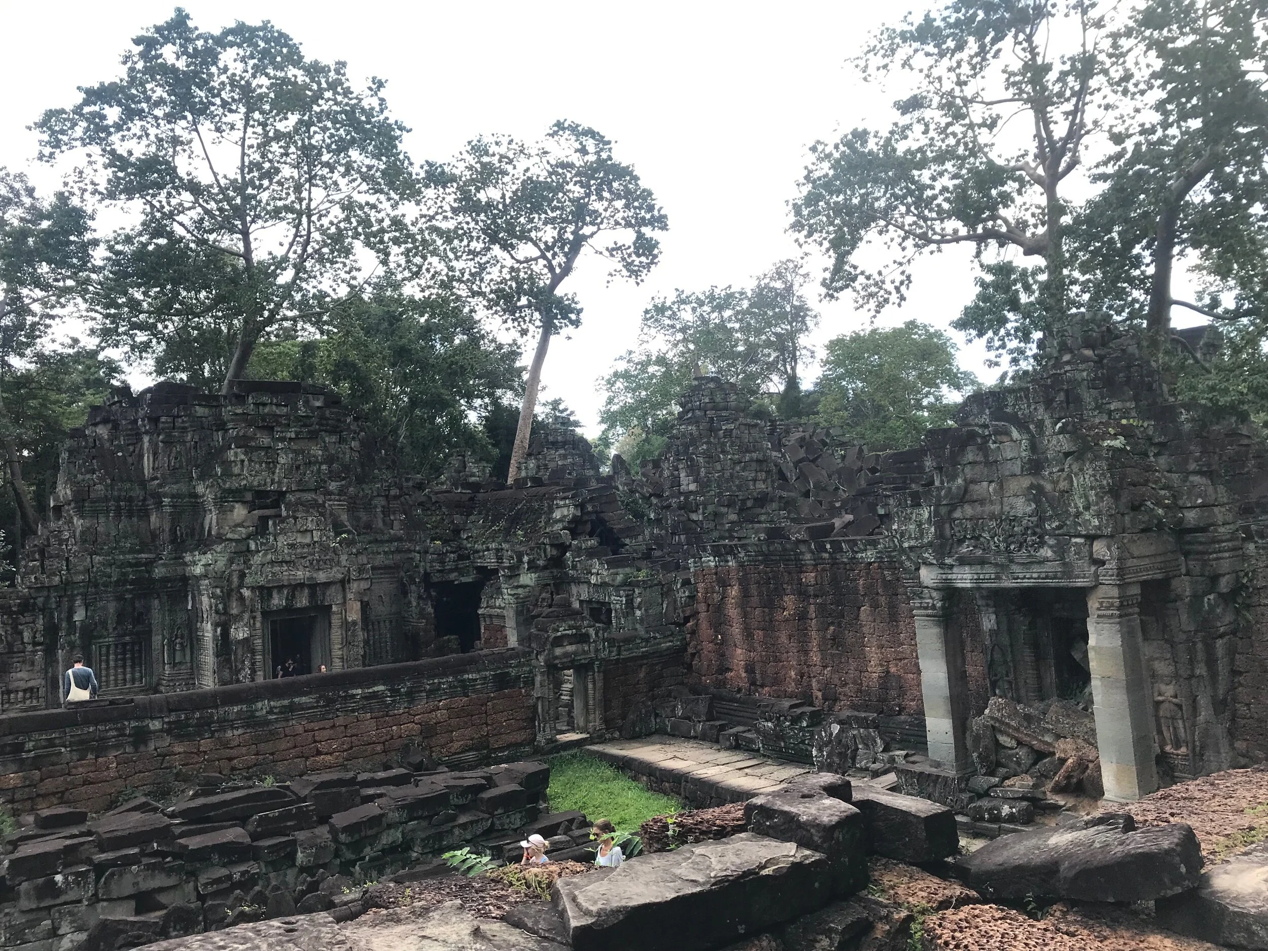 This is looking out over the extensive Preah khan