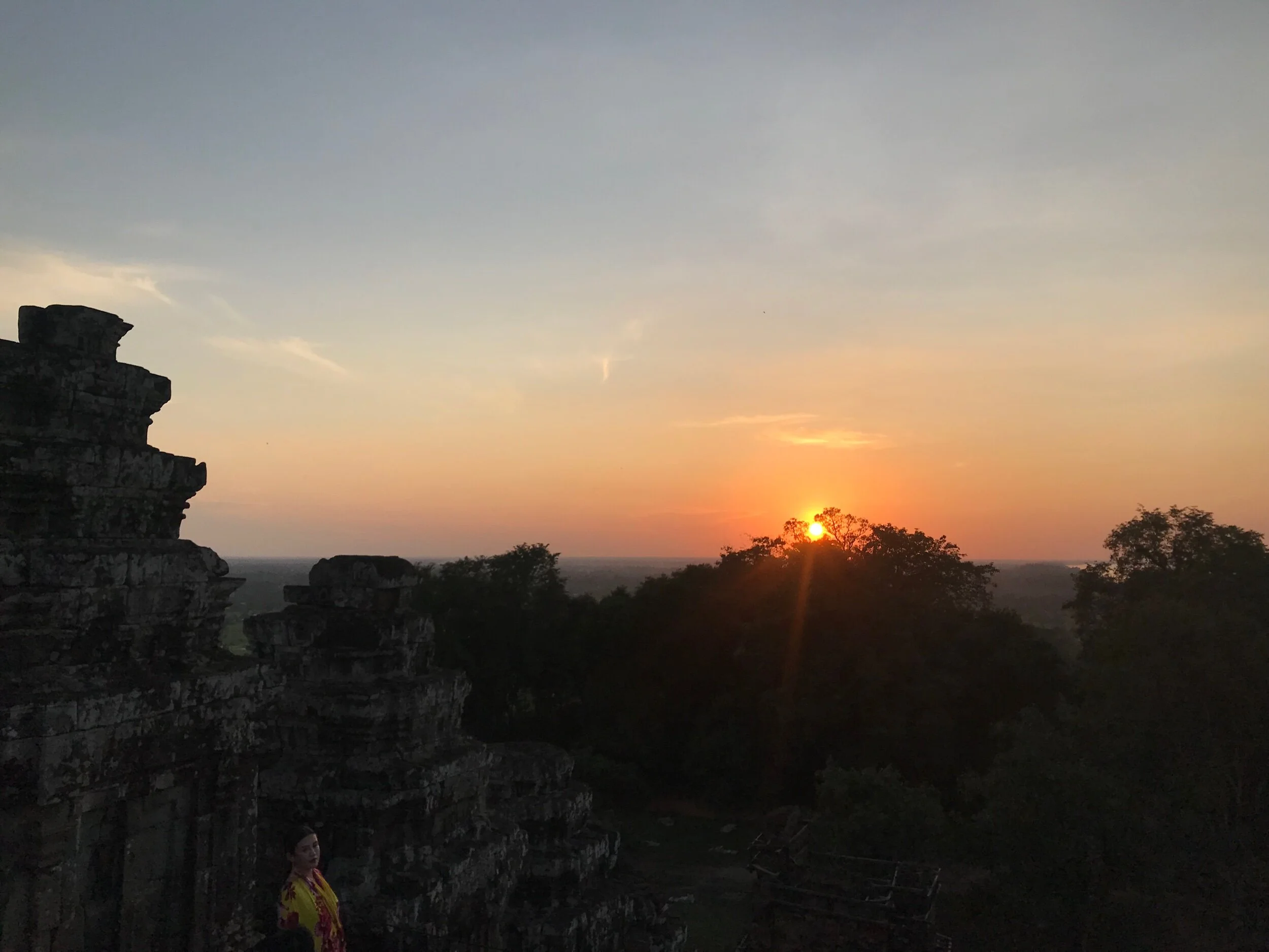 The sunset at Phnom Bakheng