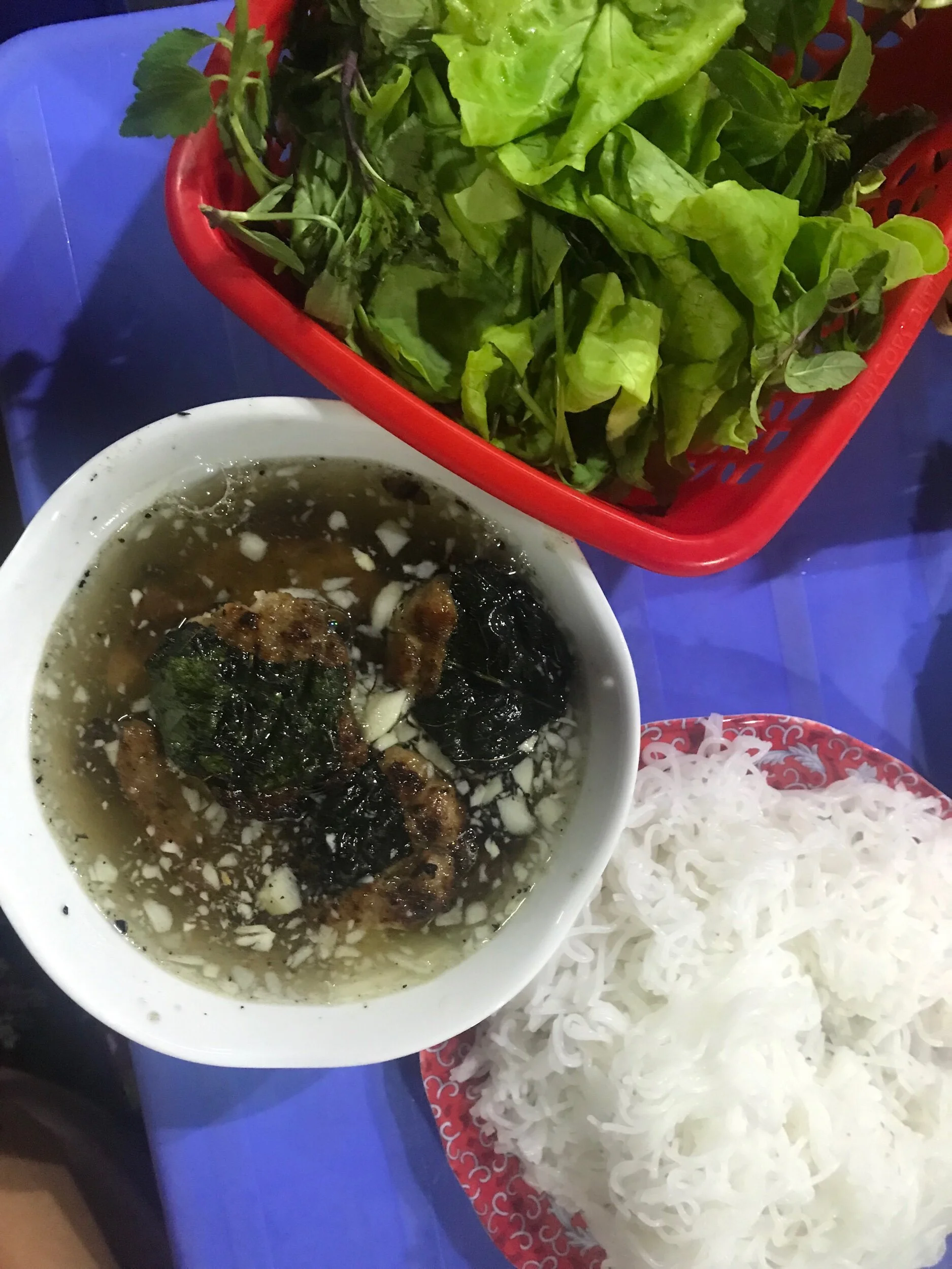 Bún chả from Bún chả Nem Rán in Hanoi, Vietnam