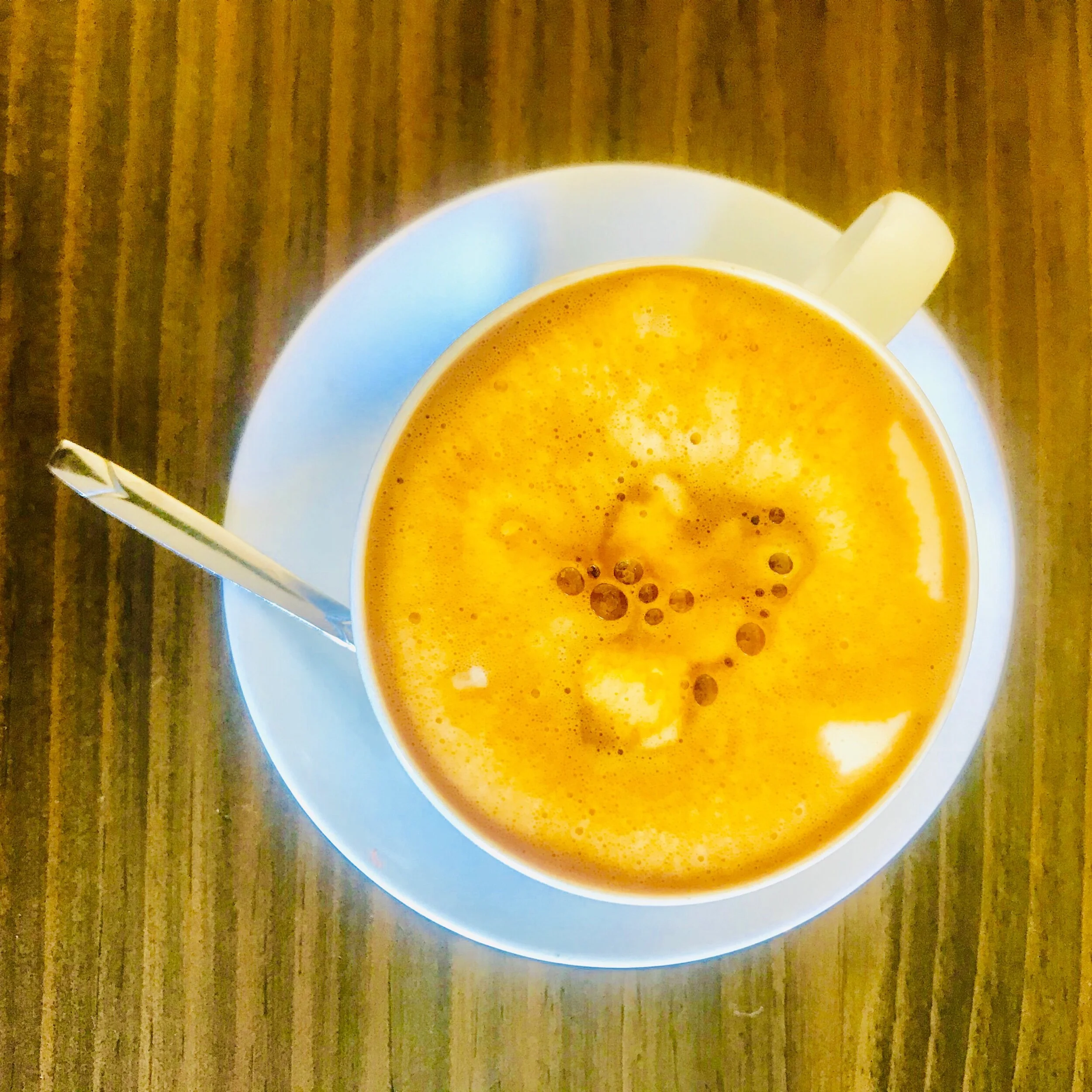 The original egg coffee from Cafe Giang in Hanoi, Vietnam. So delicious!