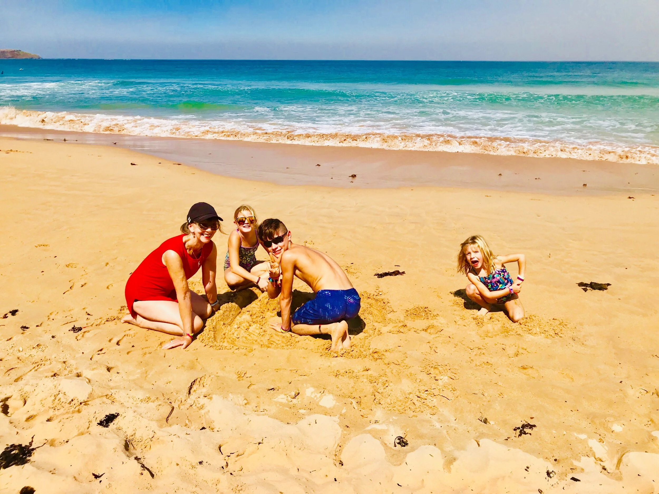 Dee why Beach had a bunch of seaweed everywhere