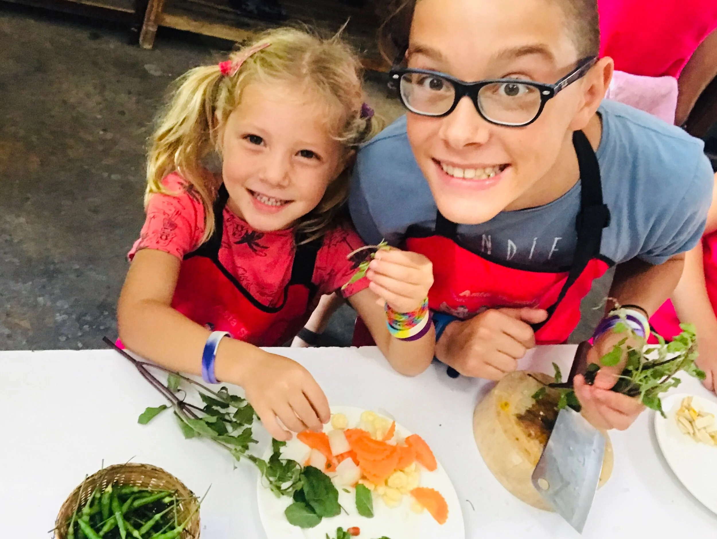 Cooking class was fun for everyone!