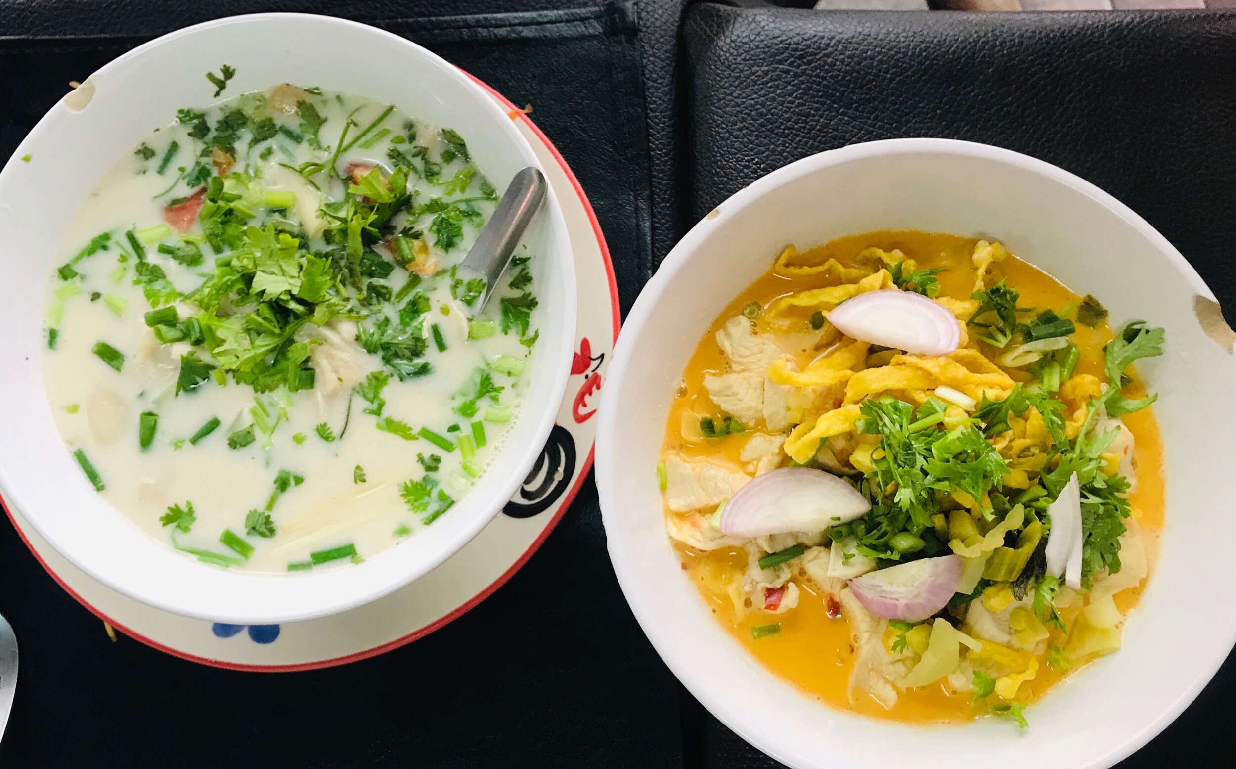 Delicious curries we prepared