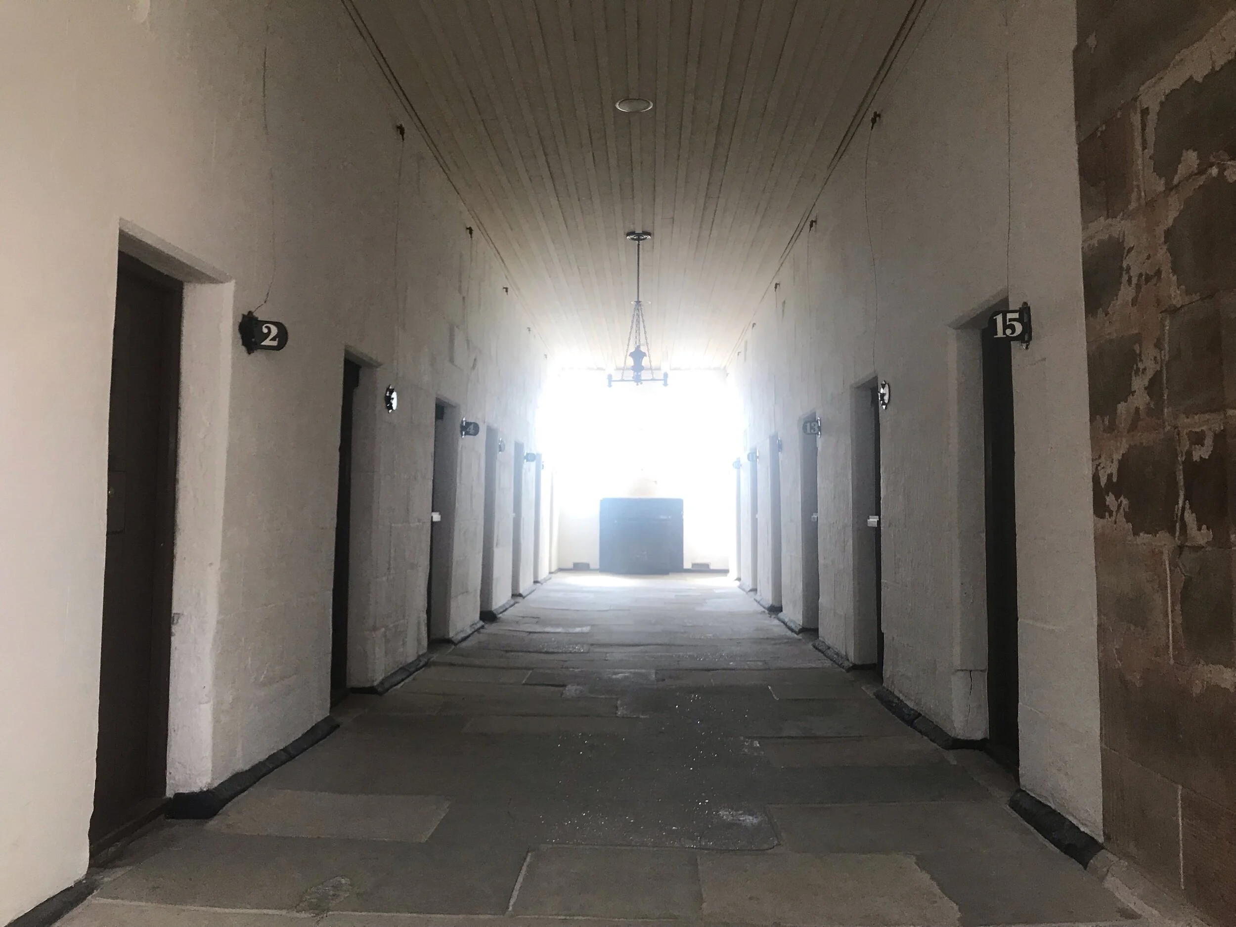 This is one of the rows of cells in the Separate Prison.