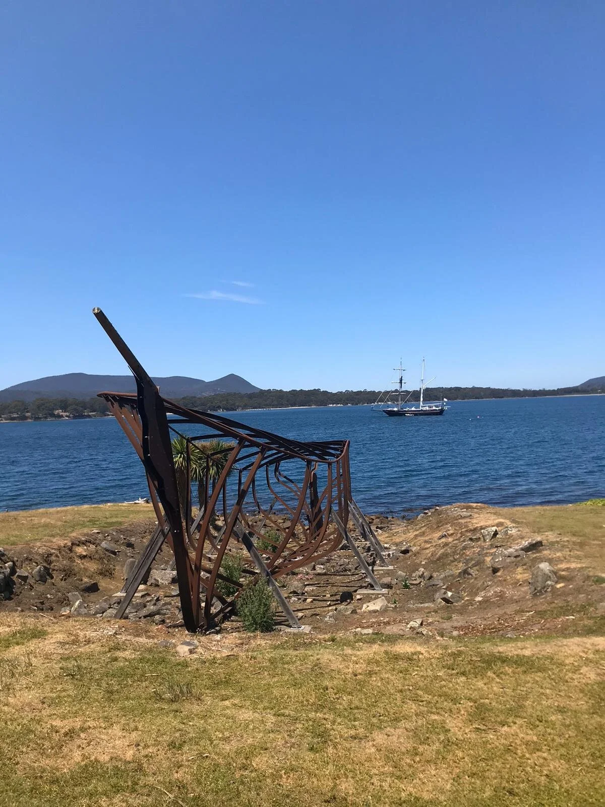 This is the boat-making Port. Convicts would build ships and then send them out to sea.