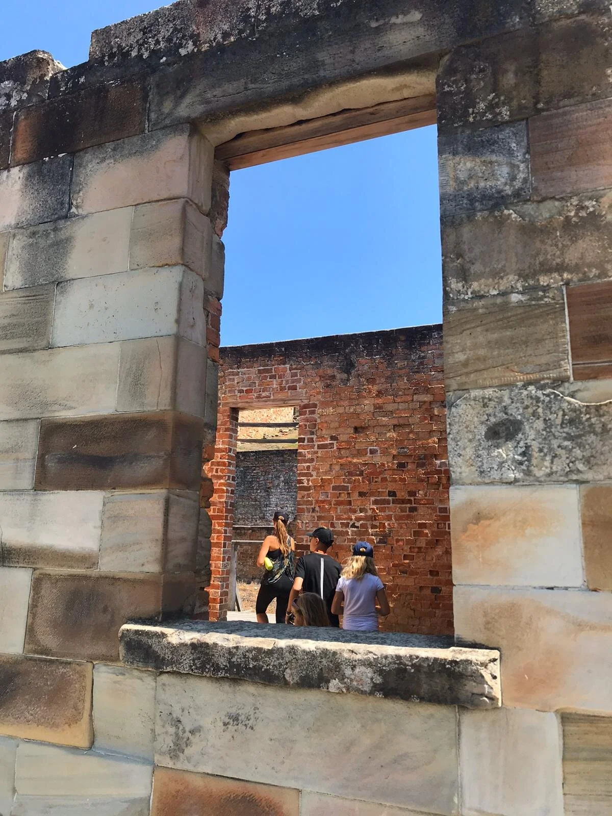 This is the Penitentiary and is walking in it.