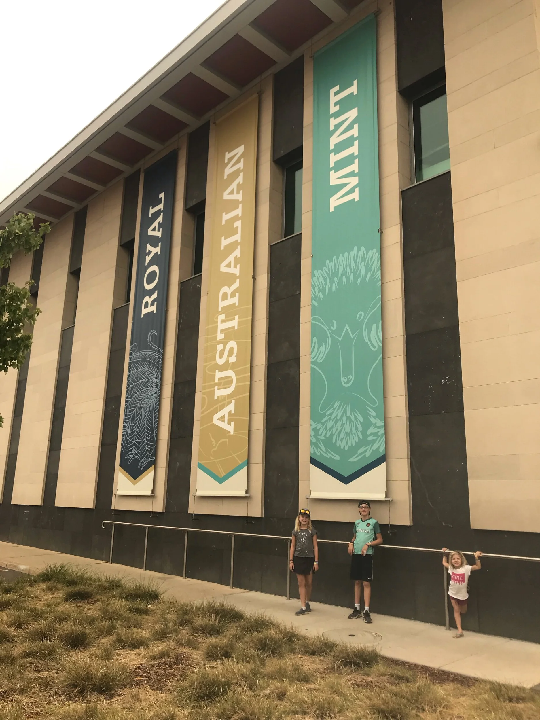 This is us at the mint of Australia