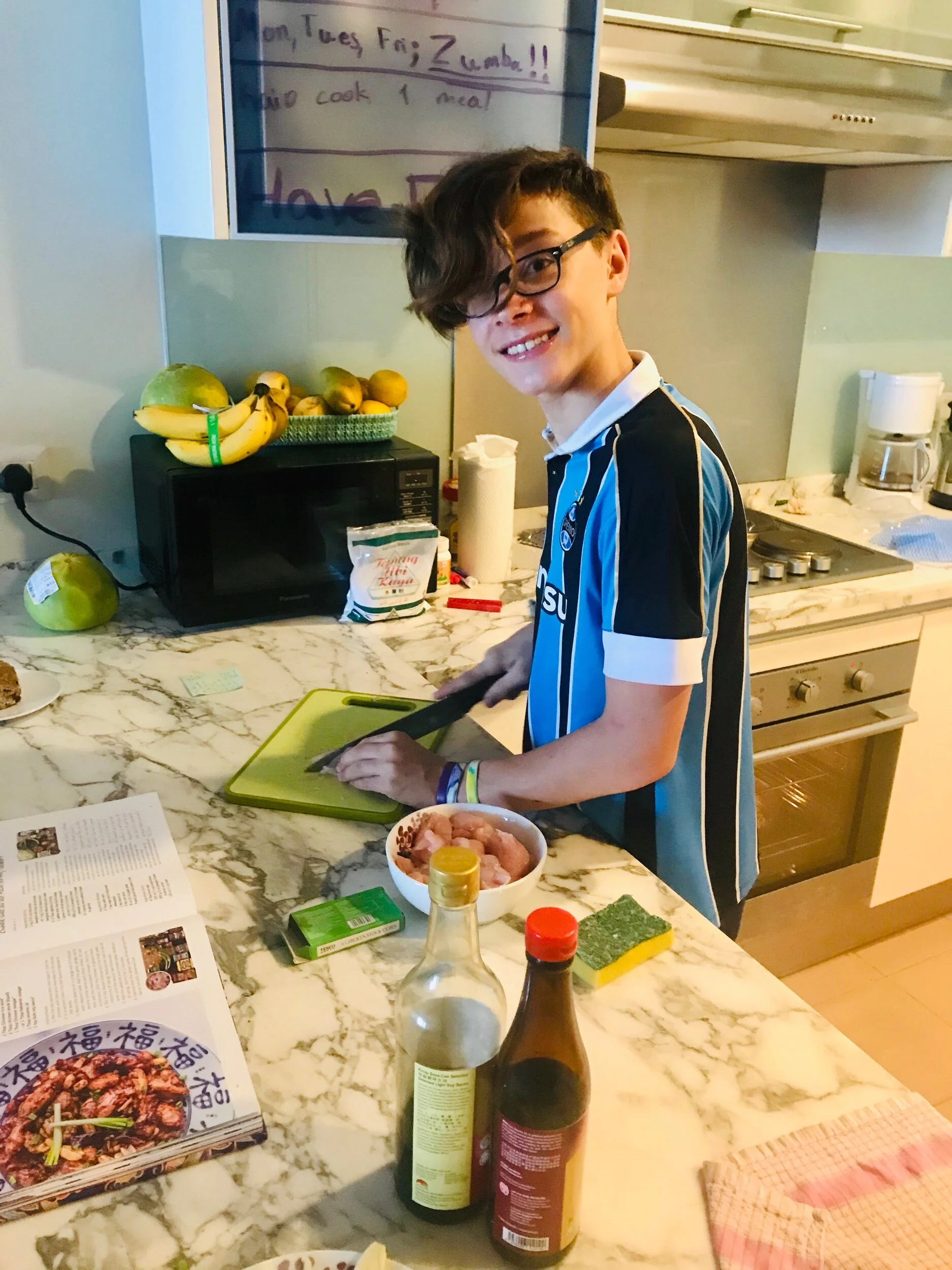 Cooking while we can't go outside