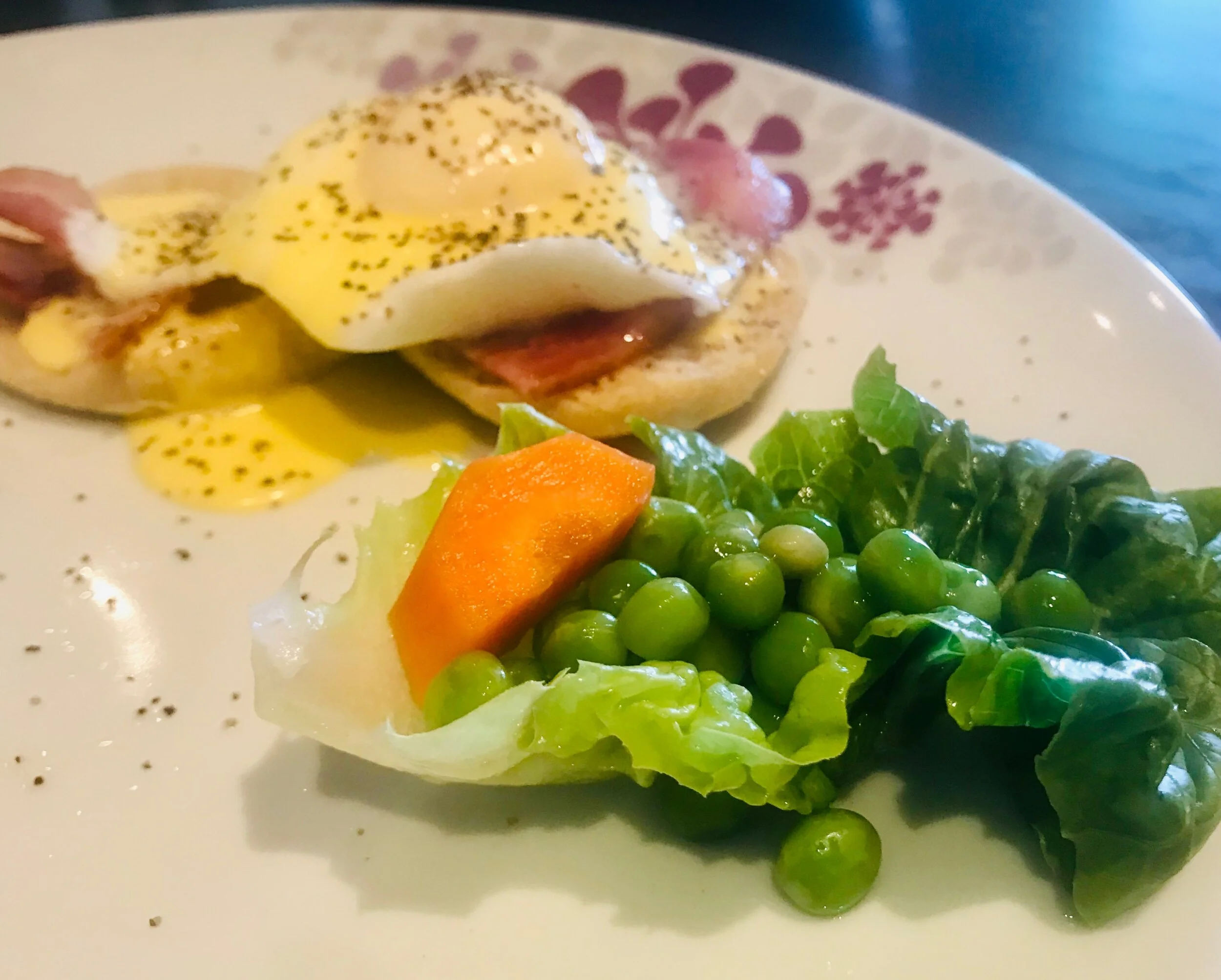 Eggs Benedict! We made home made English Muffins using Wilson