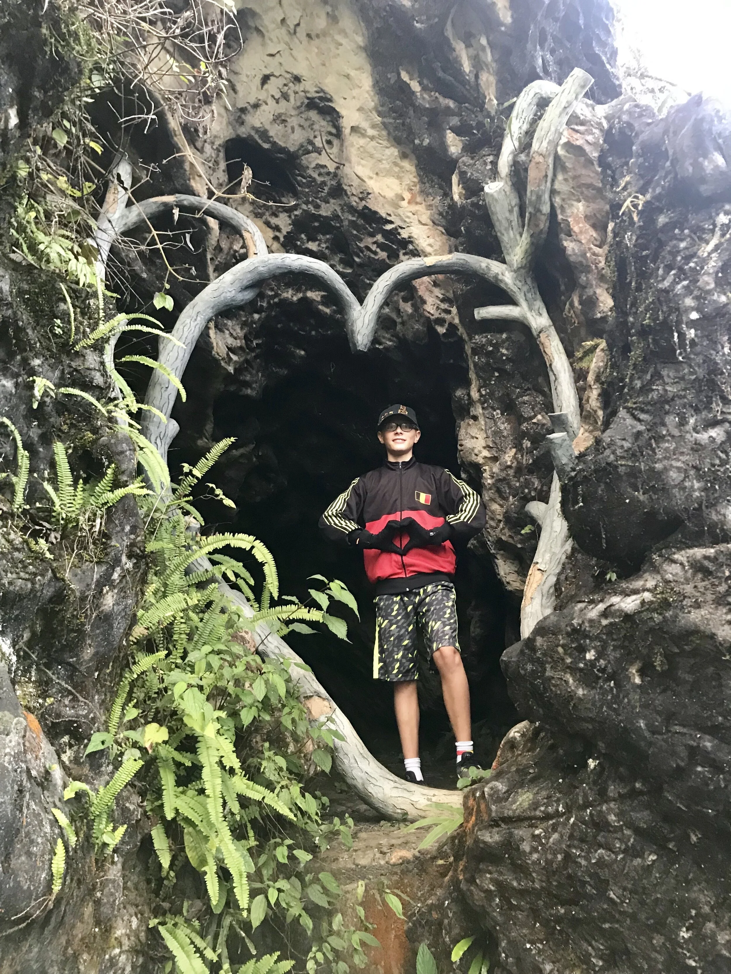 Kaio says, “Mom, I love you!”