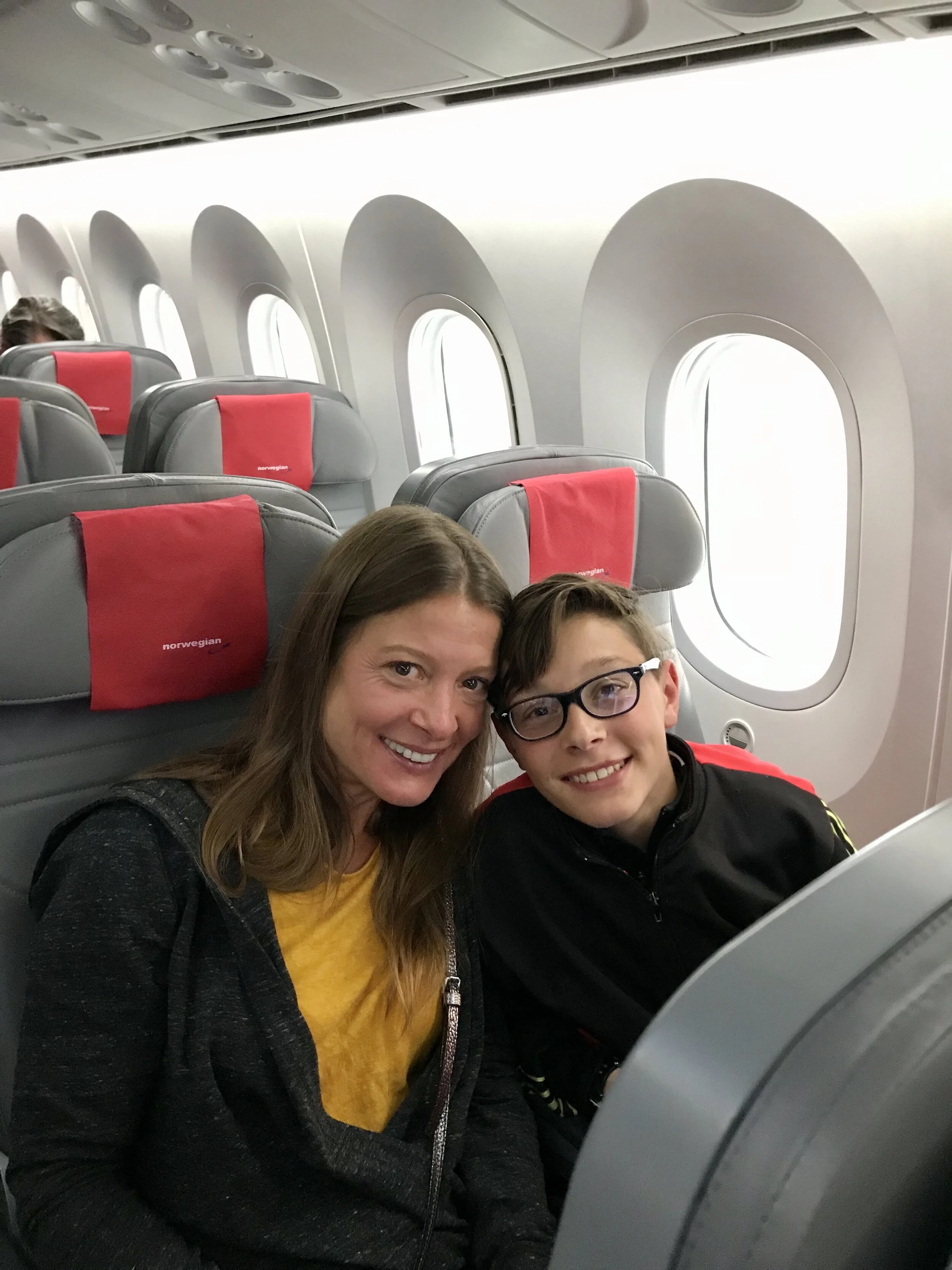 Beautiful Annelies and her handsome son, Kaio