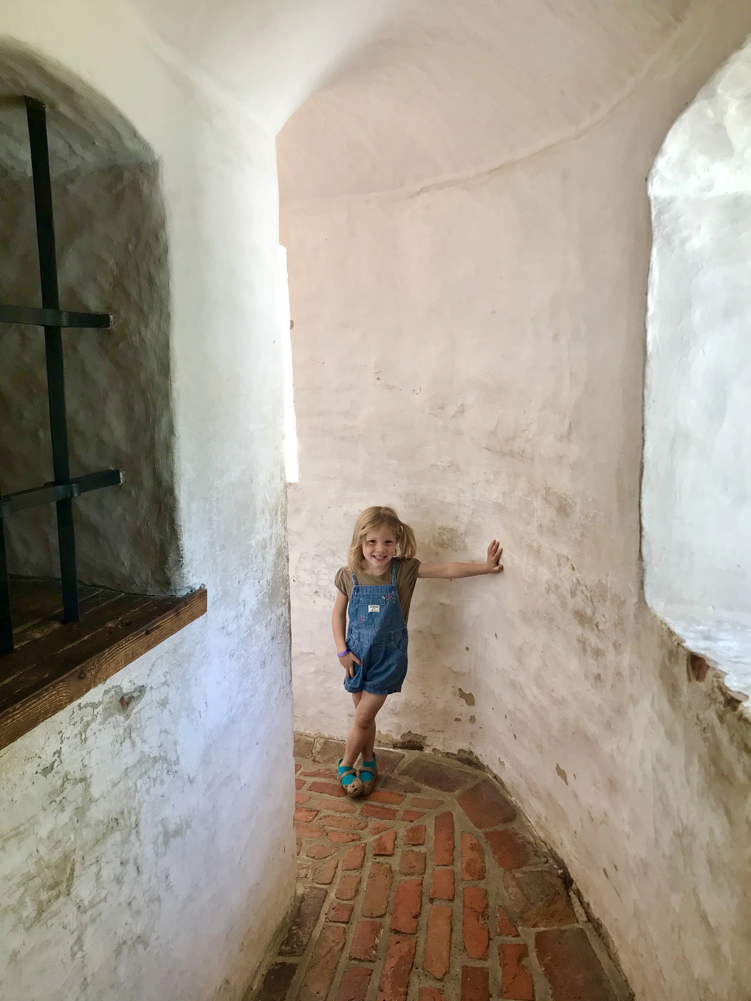 Madeline doing a fairly good job of being cute