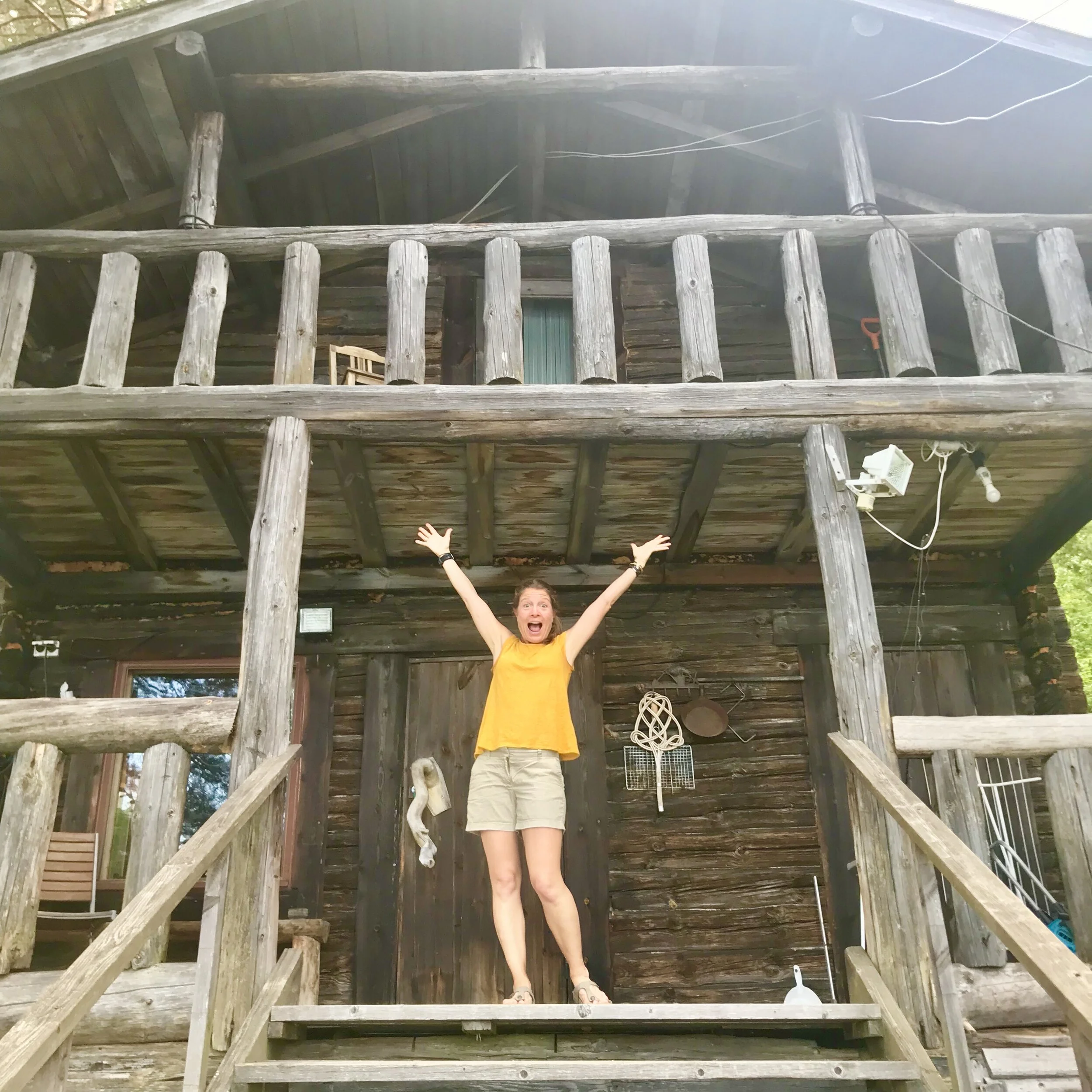 Annelies’ birthday cabin in The Lake District, Finland