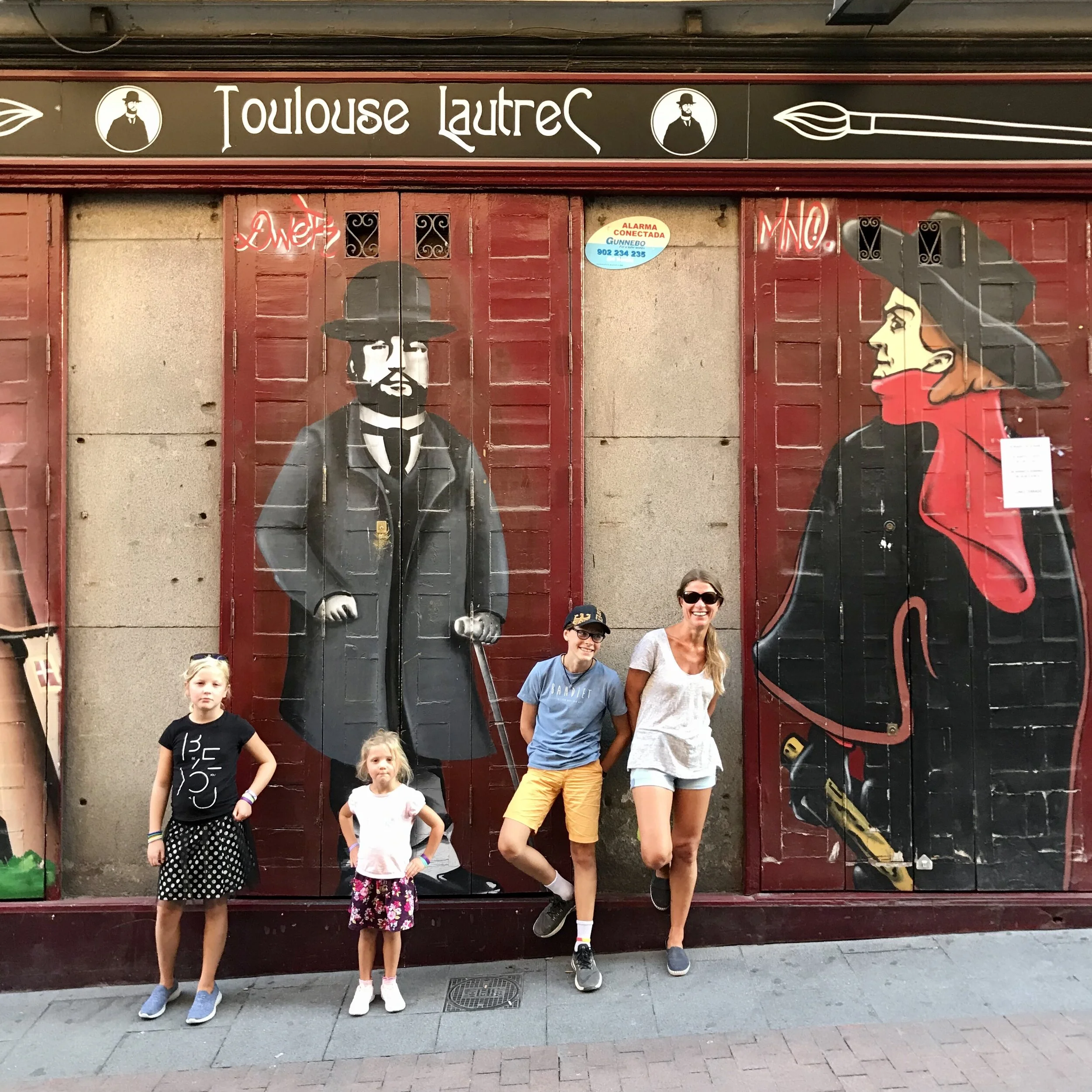 Looking cool in Madrid