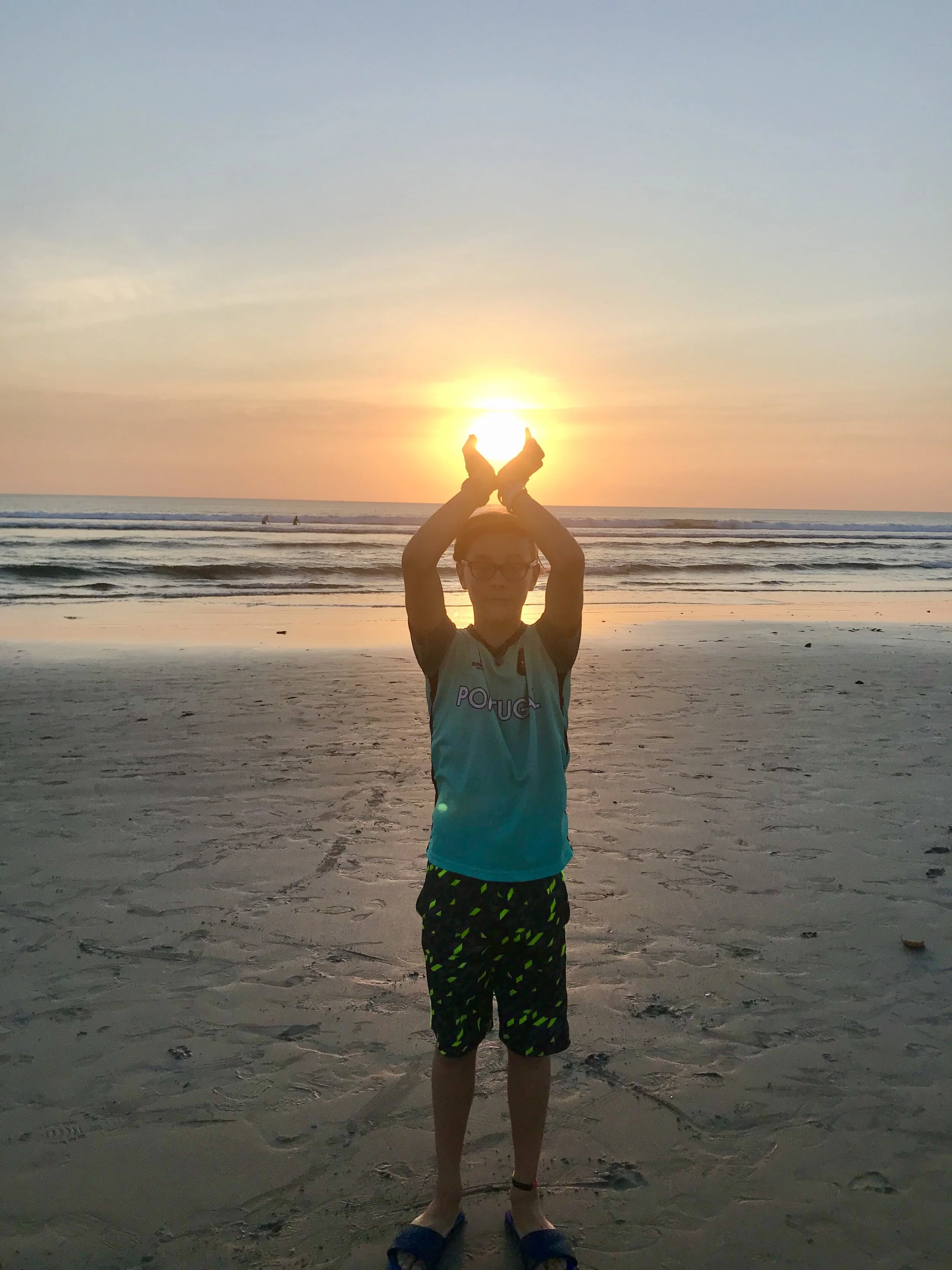 Who knew that her son could harness the sun!