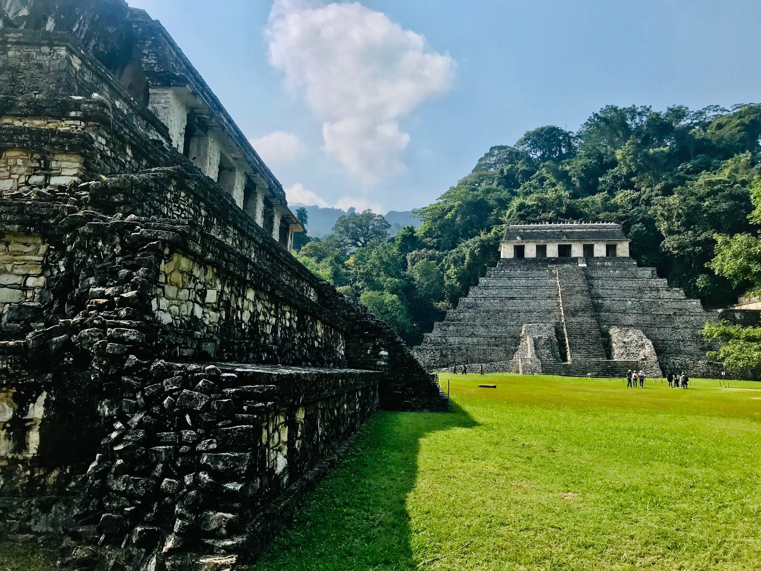 This is one of the old buildings. Unfortunately, due to COVID-19, people can’t go up these buildings as they could before.