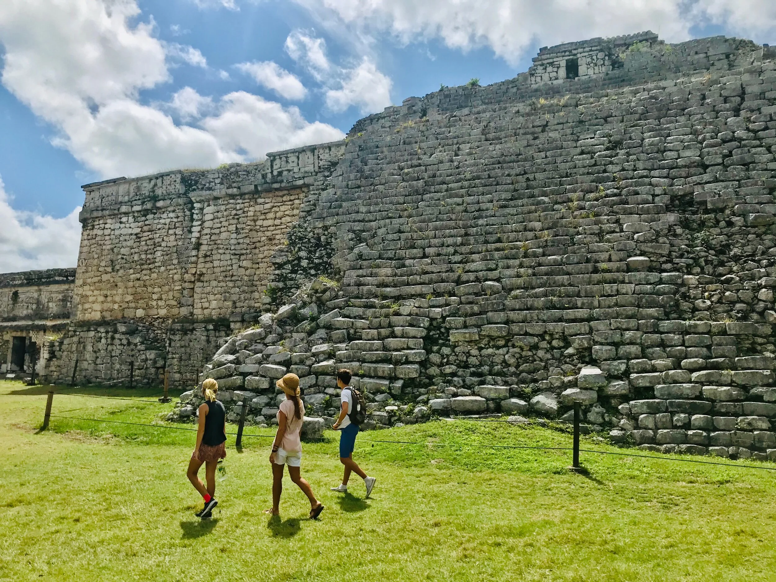 Some buildings haven’t been fully restored as El Castillo