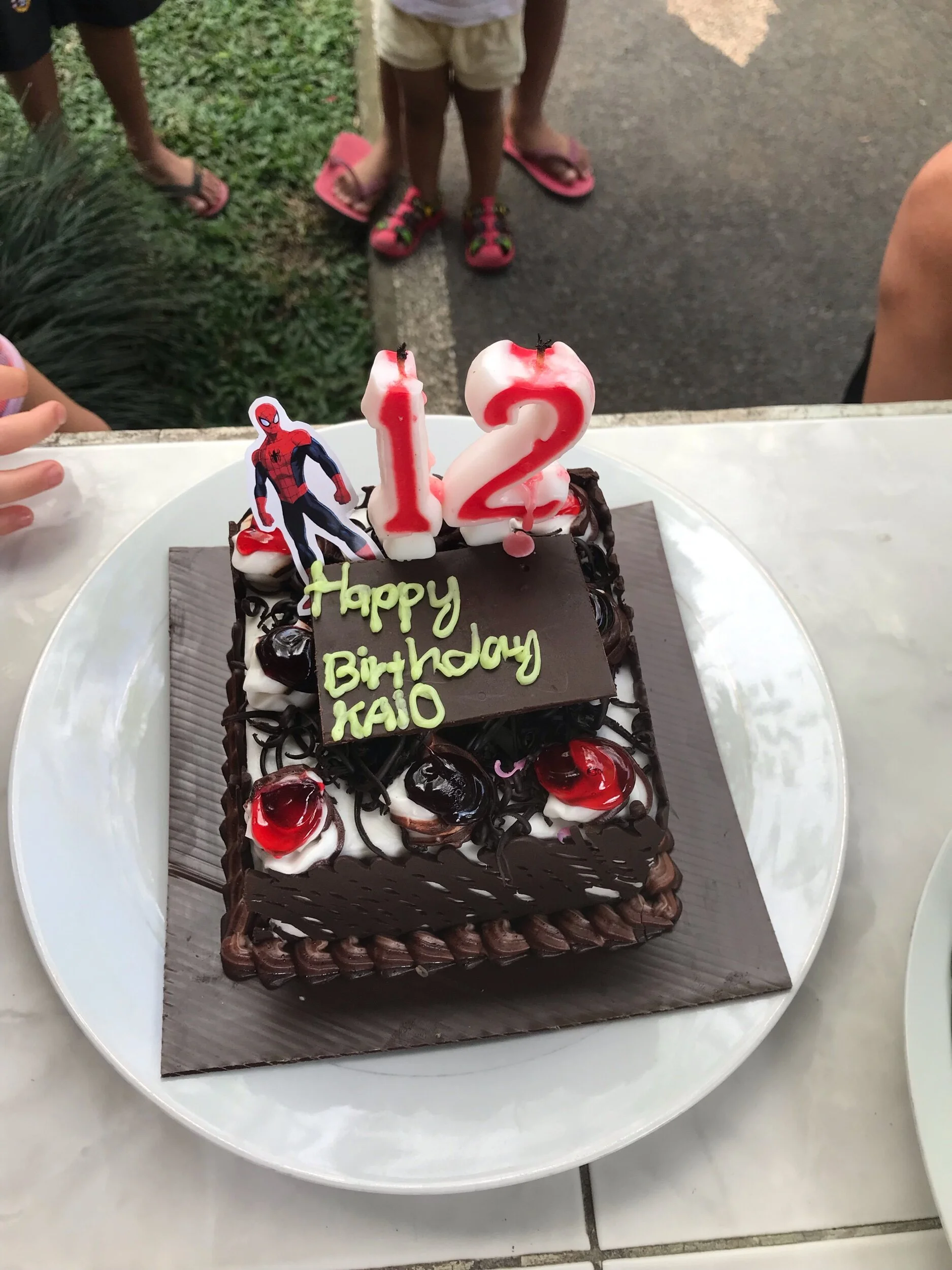 Kaio’s birthday cake! Yum!