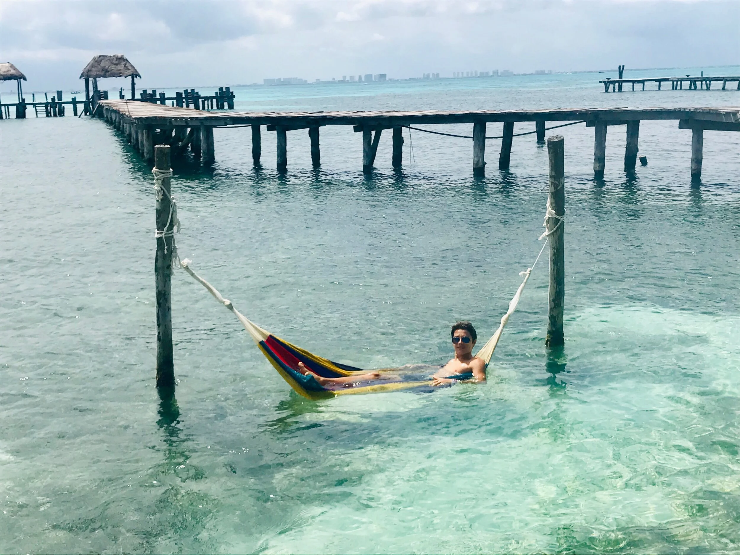 Chillin’ out at Kin Ha beach club