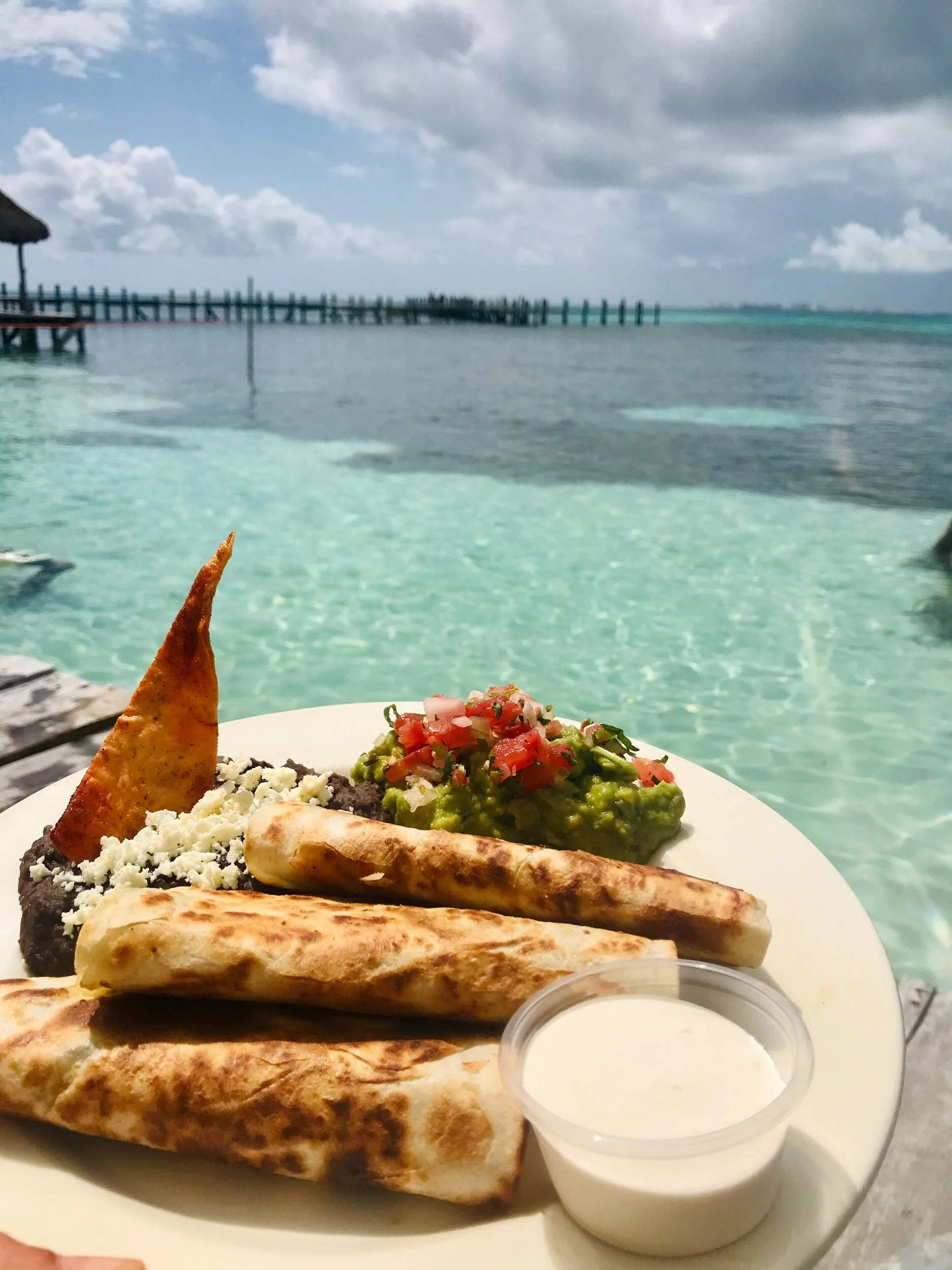 The quesadilla at Kin Ha