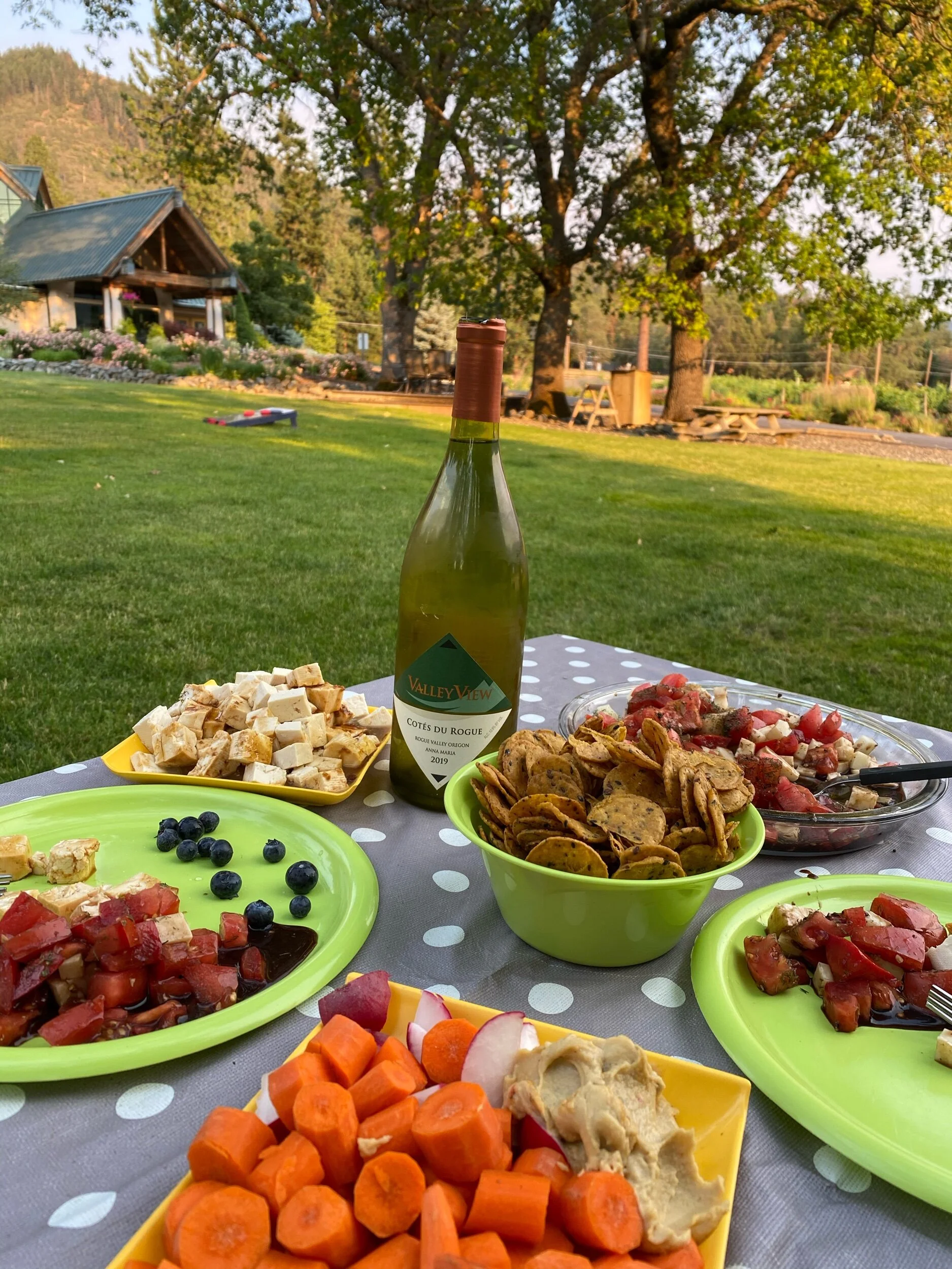 Dinner at Valley View Winery