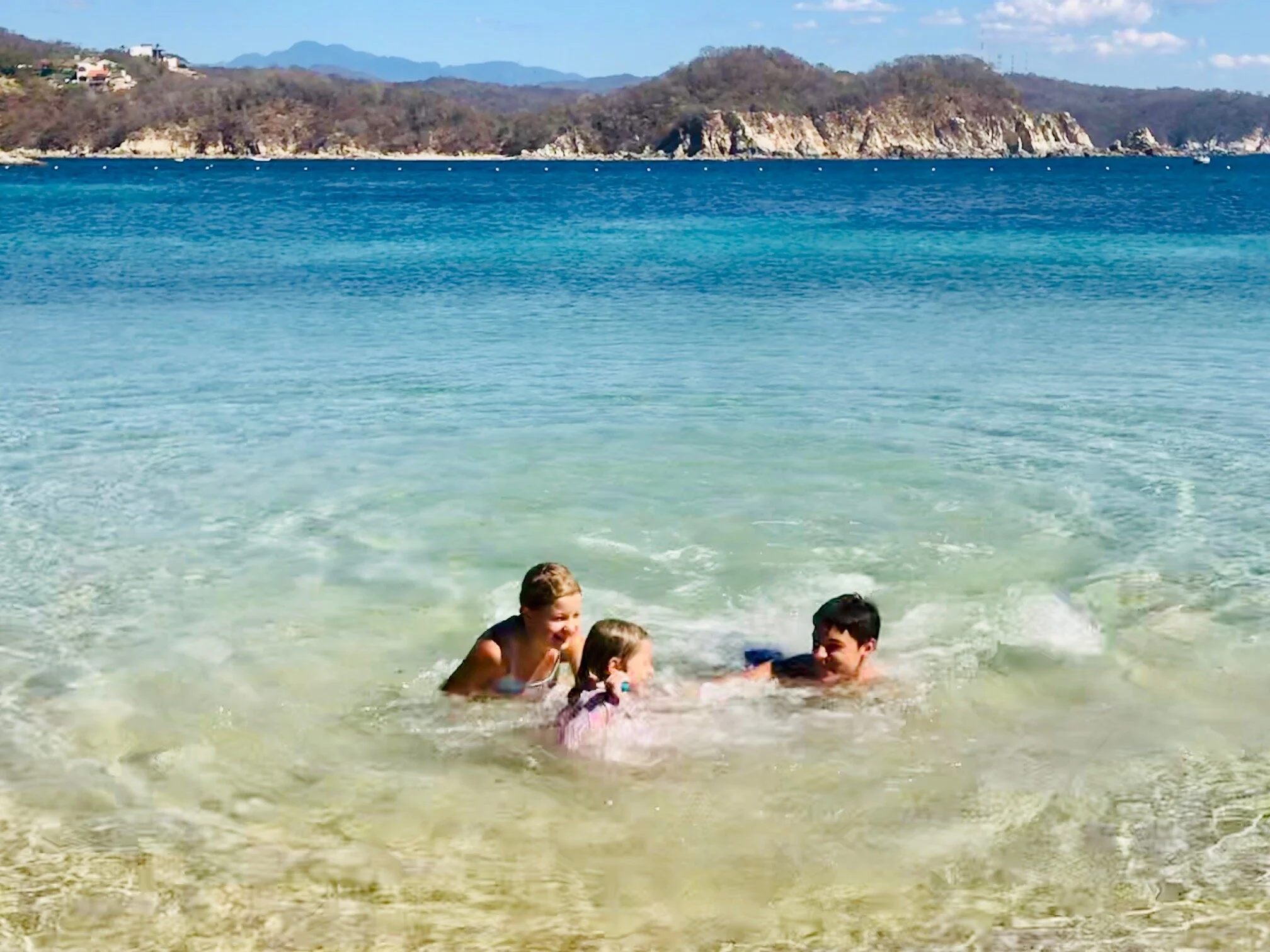 Playa la Entrega! Cristal clear and calm water. Perfect for playing and snorkeling!