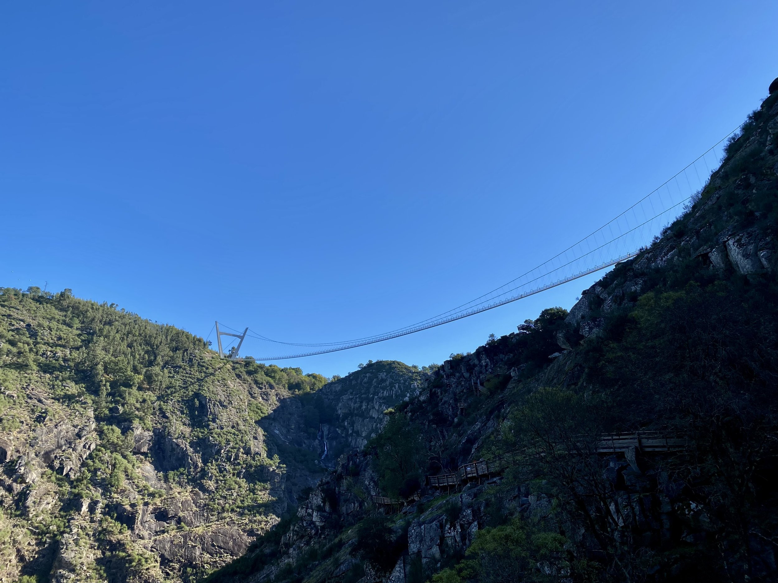 The world's longest pedestrian suspension bridge!