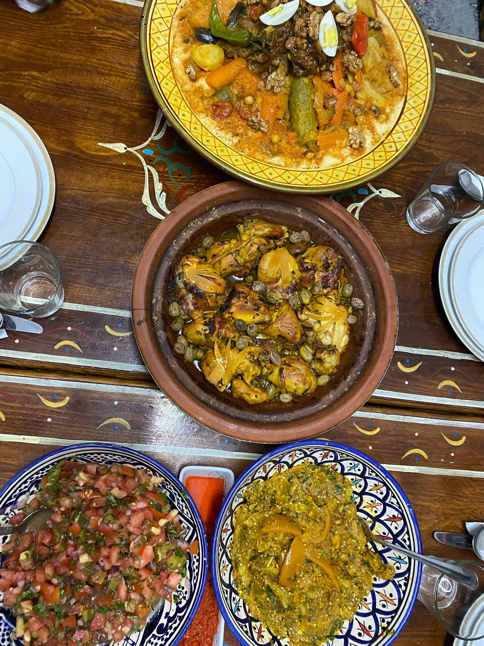 Moroccan cooking in Essaouira