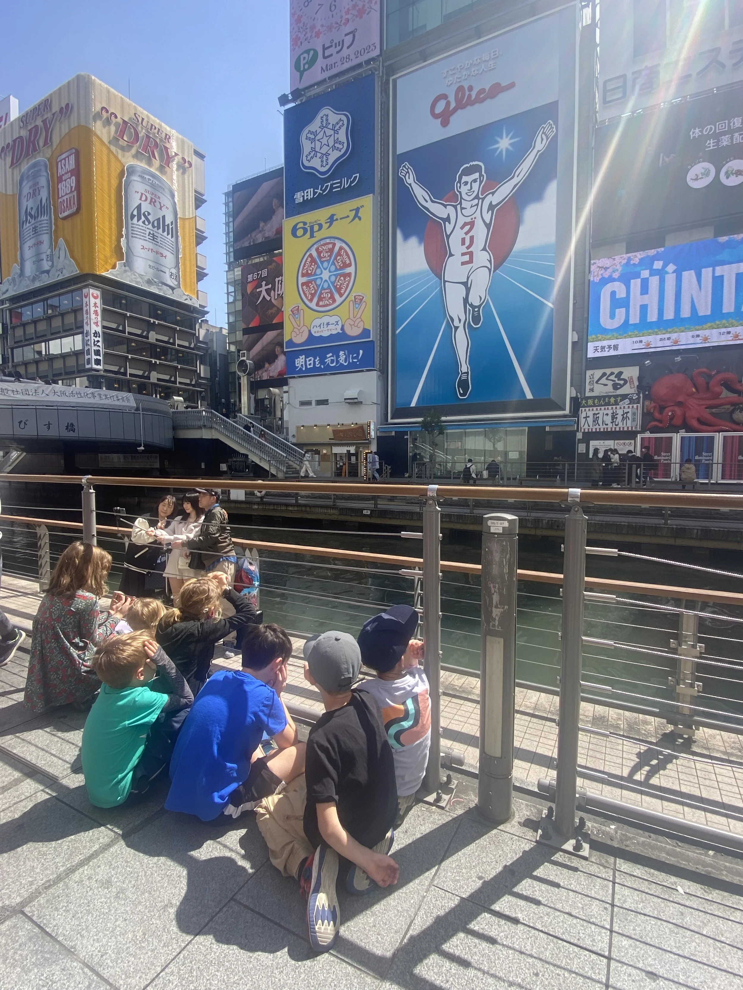 The famous Glico sign in Dotonbori